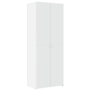vidaXL Arm&aacute;rio alto 70x42,5x185 cm derivados de madeira branco