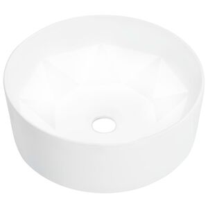 vidaXL Lavat&oacute;rio 36x14 cm cer&acirc;mica branco