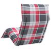 vidaXL Espregui&ccedil;adeira dobr&aacute;vel 175x54x8,5 cm Padr&atilde;o xadrez vermelho