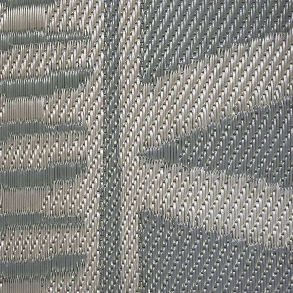 Bo-Camp Tapete de exterior Chill mat Oxomo M 2x1,8 m cinzento-claro