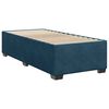 vidaXL Cama boxspring com colch&atilde;o 80x200 cm veludo azul