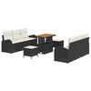 vidaXL Conjunto de Sof&aacute; de Jardim 9 unid. 8-N&uacute;mero de lugares
