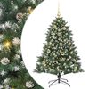 vidaXL &Aacute;rvore de Natal Artificial Verde 150 cm PVC, Pl&aacute;stico e A&ccedil;o
