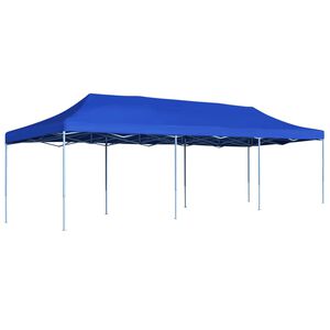 vidaXL Tenda para festas pop-up dobr&aacute;vel 3x9 m azul