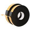 vidaXL Fita de espuma autoadesiva 2 pcs Preto 30mm x 5m Espuma CR