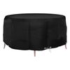 vidaXL Capa para mob&iacute;lia de jardim 10 ilh&oacute;s &Oslash;260x90 cm redondo