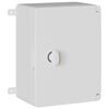 vidaXL Arm&aacute;rio de Controle Cinzeto 25 x 13 x 24 cm Pl&aacute;stico ABS