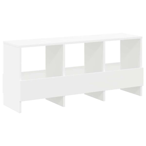 vidaXL Estante de Revistas Branco 102 x 30 x 45 cm