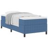 vidaXL Cama Box Azul 90 x 190 cm Tecido de Veludo Cotele
