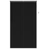 vidaXL Cortina Veneziana Preto 213 x 110 cm 25 mm PVC