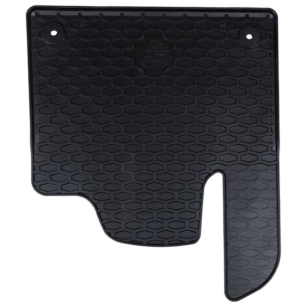 vidaXL Tapete de carro 4 pcs Preto Borracha