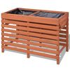vidaXL Floreira 100x50x71 cm madeira