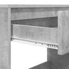 vidaXL Mesa com gaveta Cinzento 100 x 50 x 78 cm Madeira processada