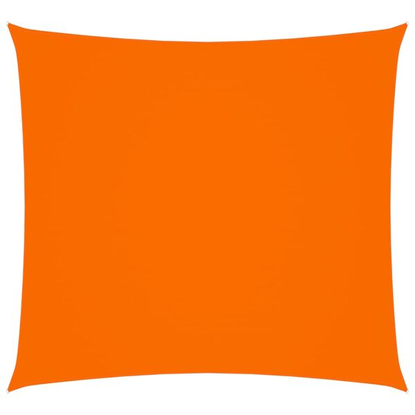 vidaXL Para-sol estilo vela tecido oxford quadrado 4,5x4,5 m laranja