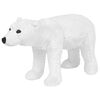 vidaXL Brinquedo de montar urso polar peluche branco XXL
