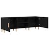 vidaXL Gabinete para TV Carvalho Preto 150 x 30 x 50 cm