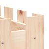 vidaXL Canteiro elevado c/ design de cerca 150x50x50 cm pinho maciço