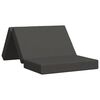 vidaXL Sof&aacute; Cama Dobr&aacute;vel 80 x 67 x 45 cm Cinzento-Escuro
