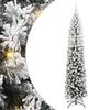 vidaXL &Aacute;rvore de Natal Artificial Verde 240 cm PVC e A&ccedil;o e Pl&aacute;stico