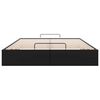 vidaXL Estrutura de cama otomana sem colch&atilde;o 140x190 cm preta