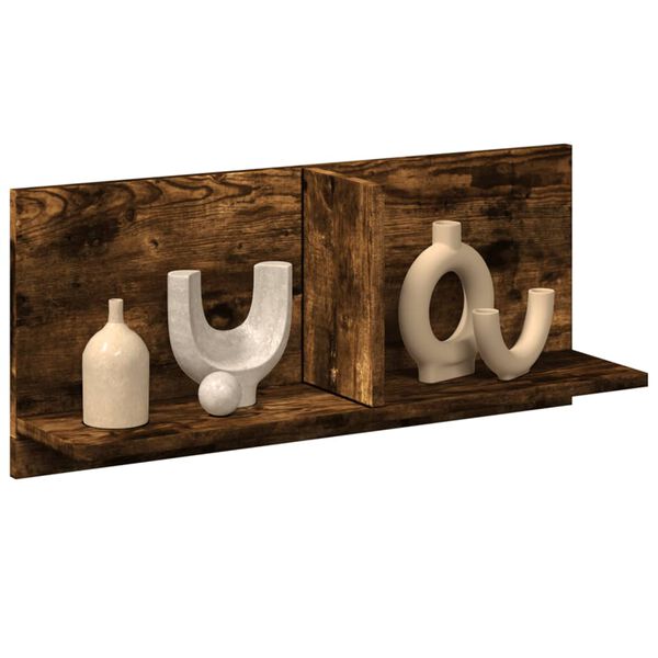 vidaXL Arm&aacute;rio de parede 70x16,5x30 cm deriv. madeira carvalho fumado