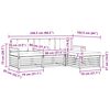 vidaXL Conjunto de Sof&aacute;s para Exterior 4 pcs Natural e Bege