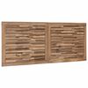 vidaXL Cabeceira de Cama Natural Madeira de Teca S&oacute;lida