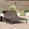 vidaXL Cama de Sol 2-pessoa Castanho 60 x 200 x 27cm vime PE