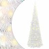 vidaXL &Aacute;rvore de Natal artificial pop-up c/ 150 luzes LED 180cm branco