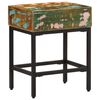 vidaXL Mesa de apoio 40x30x51 cm madeira recuperada maci&ccedil;a