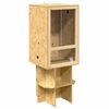 vidaXL Terr&aacute;rio Castanho 50 x 50 x 130 cm OSB