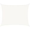 vidaXL Para-sol estilo vela 160 g/m&sup2; 6x7 m PEAD branco