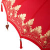 vidaXL Parasol Balin&ecirc;s com Base Vermelho 185 x 185 x 260 cm