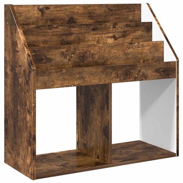 vidaXL Estante Infantil Carvalho Defumado 72,5 x 29,5 x 69 cm