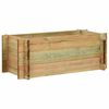 vidaXL Cama Elevada de Vegetais para Jardim Verde 120 x 80 x 32 cm