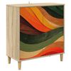 vidaXL Buffet BONN Sonoma 69 x 33 x 75 cm Derivados de Madeira