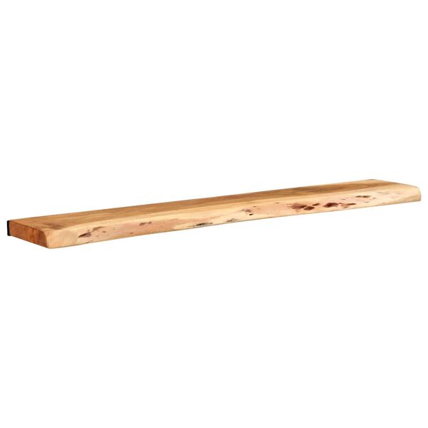 vidaXL Prateleiras parede 2 pcs 100x20x3,5 cm madeira de ac&aacute;cia maci&ccedil;a