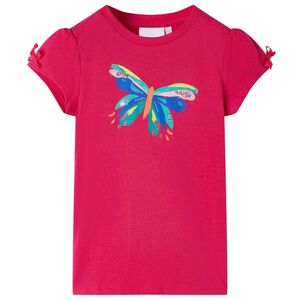 vidaXL Kids'T-shirt Pink 140 Rosa Brilhante 104