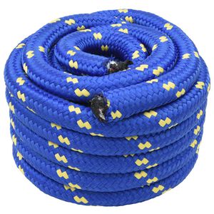 vidaXL Corda de Barco 10 m 4 Azul PP