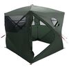 vidaXL Barraca de Ca&ccedil;a com telhado Verde Ex&eacute;rcito 143 x 143 x 165 cm