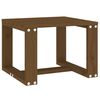 vidaXL Mesa de apoio p/ jardim 40x38x28,5 cm pinho maci&ccedil;o castanho-mel