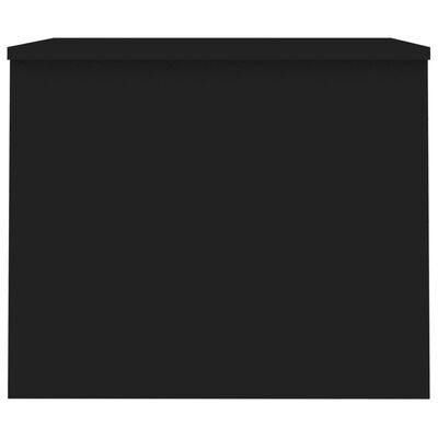 vidaXL Mesa de centro 80x50,5x41,5 cm madeira processada preto