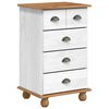 vidaXL C&ocirc;moda 5-Gaveta ASKIM Branco 48,5 x 40 x 79 cm