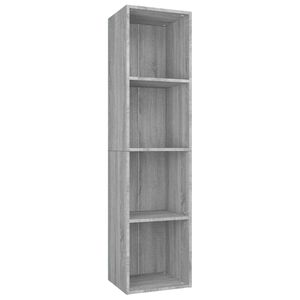 vidaXL Estante/M&oacute;vel de TV 36x30x143 cm madeira proc. sonoma cinza