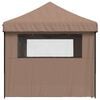 vidaXL Tenda de Festa Castanho 292 x 580 x 315 cm Tecido Oxford