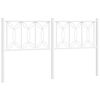vidaXL Cabeceira de substitui&ccedil;&atilde;o 160 cm metal branco