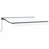 vidaXL Toldo Retr&aacute;til Manual Branco 3,5 x 2 m