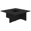 vidaXL Mesa de centro 79,5x79,5x30 cm contraplacado preto