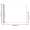 vidaXL Toldo lateral retr&aacute;til para p&aacute;tio 220x300 cm preto