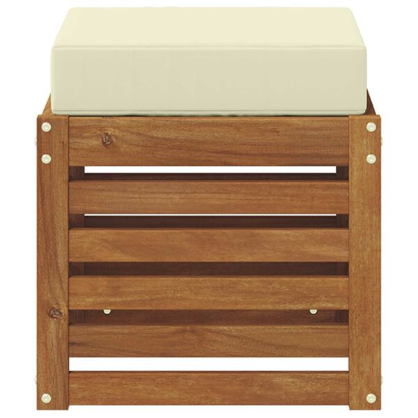 vidaXL Banco para Exterior Madeira S&oacute;lida de Ac&aacute;cia Natural